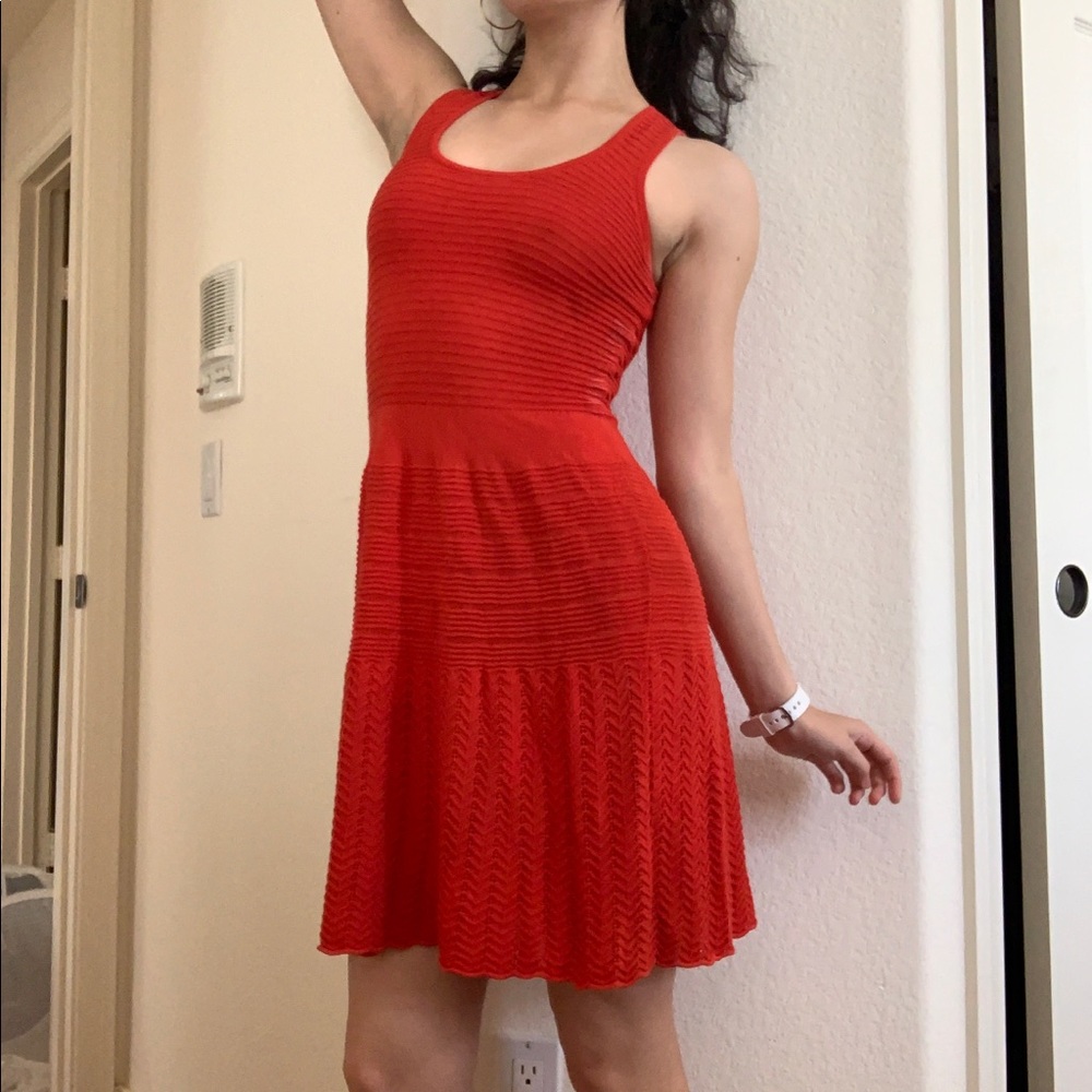 Red Armani Tank Dress